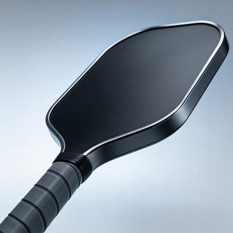Solid Color Matte Fiberglass Pickleball Paddle Minimalist Entry Bulk Wholesale Thumbnail 3